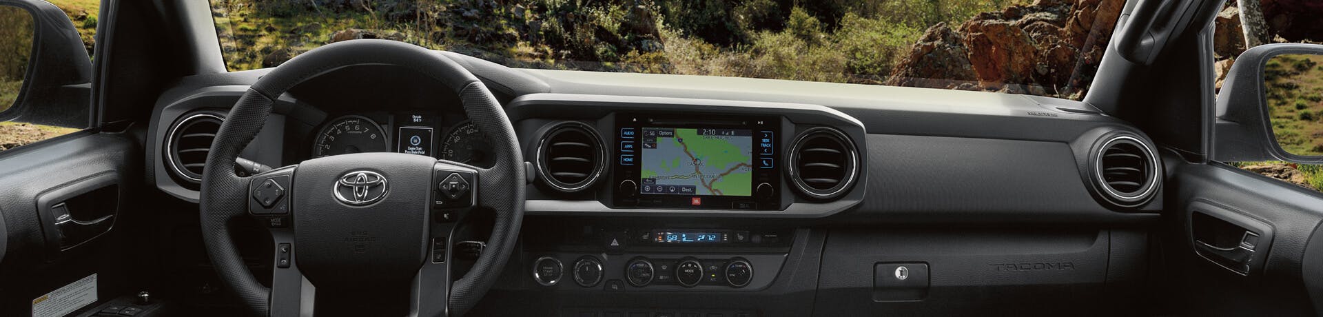 2019 toyota tacoma interior technology