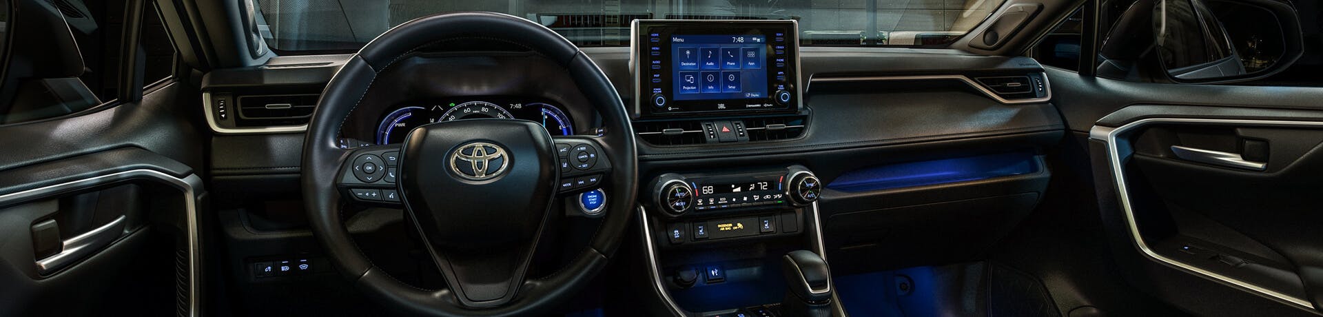 2019 toyota rav4 interior technology