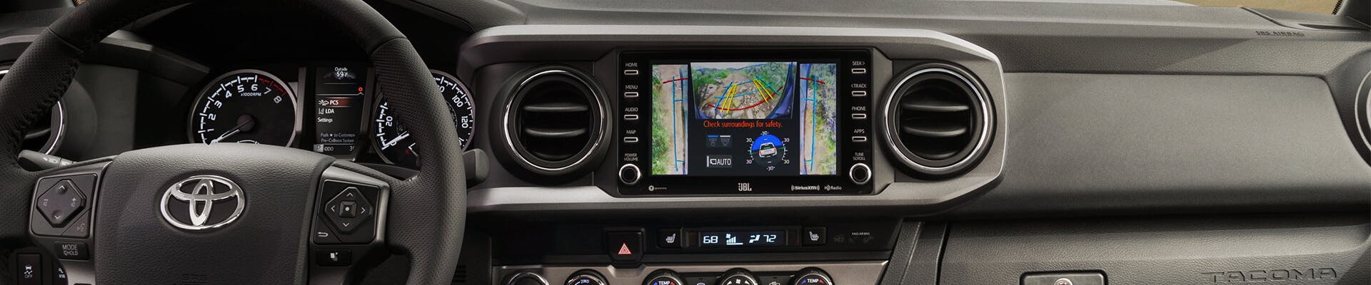 2020 toyota tacoma dashboard