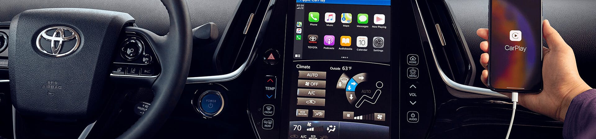 2020 toyota prius interior