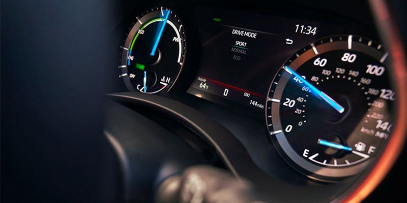 toyota highlander interior -  drive modes