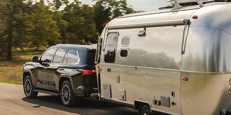 toyota sequoia exterior body towing