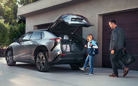 toyota bz4x exterior body rear