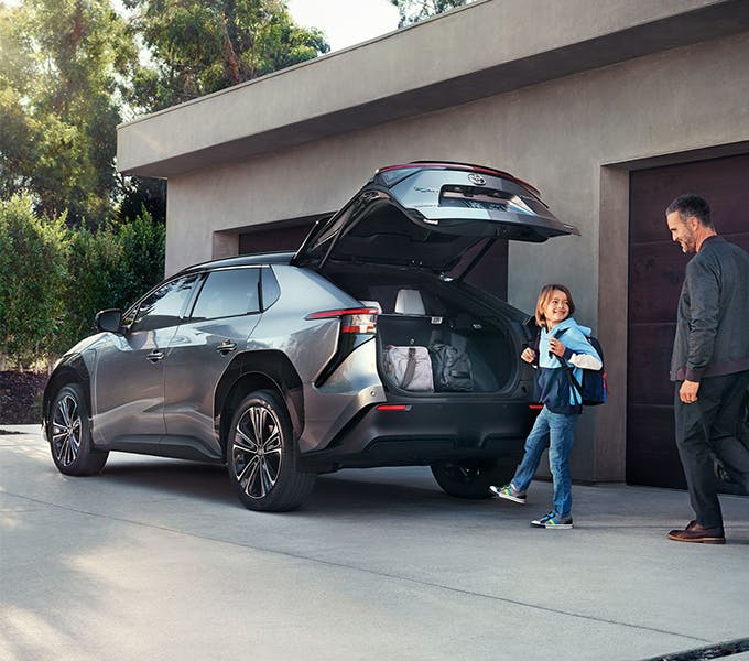 toyota bz4x exterior body rear