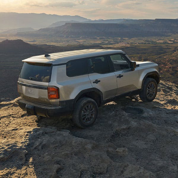 toyota land cruiser rear side exterior