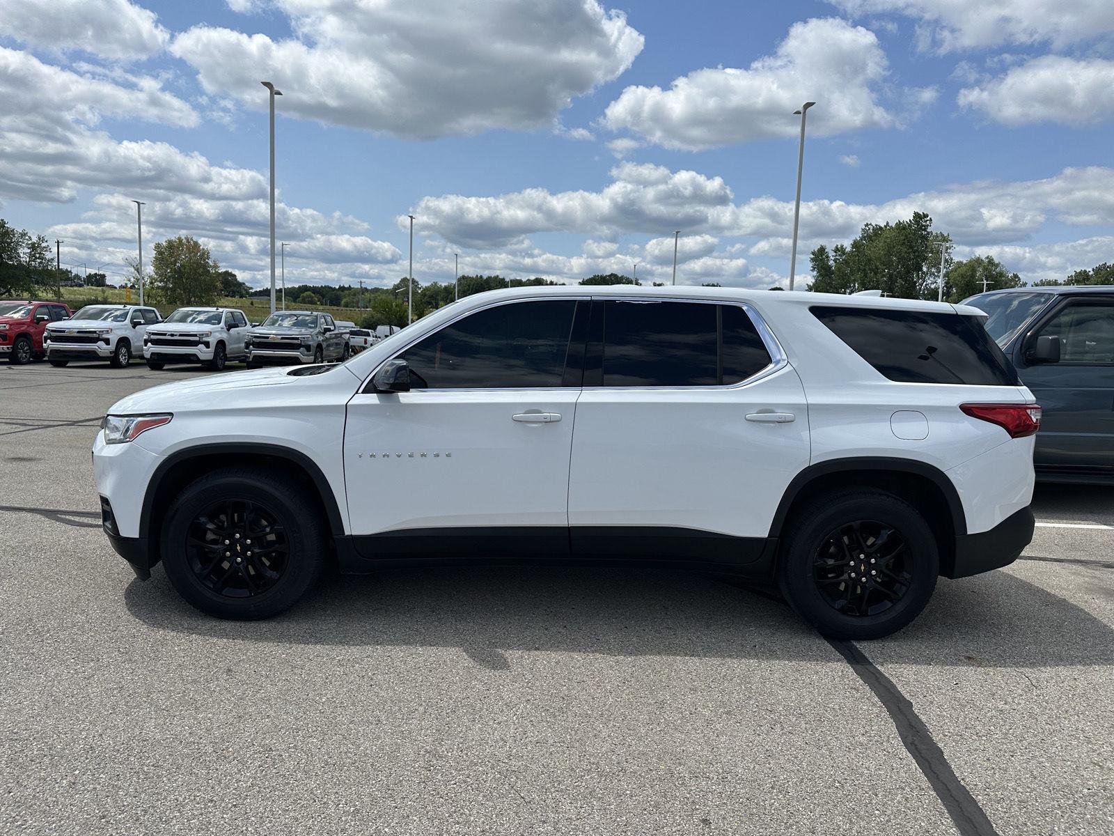 Used 2019 Chevrolet Traverse LS with VIN 1GNERFKW5KJ188115 for sale in Jackson, MI