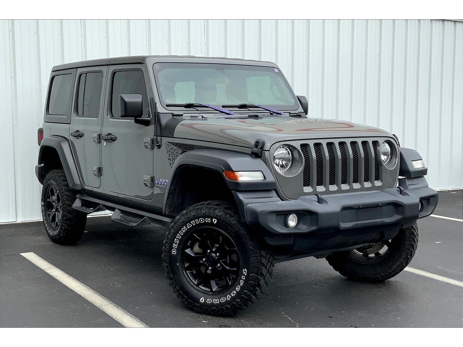 Used 2020 Jeep Wrangler Unlimited Sport S with VIN 1C4HJXDNXLW181608 for sale in Joplin, MO