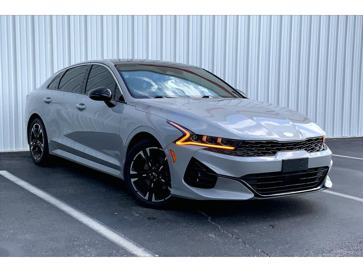 Used 2021 Kia K5 GT-Line with VIN 5XXG64J22MG076215 for sale in Joplin, MO