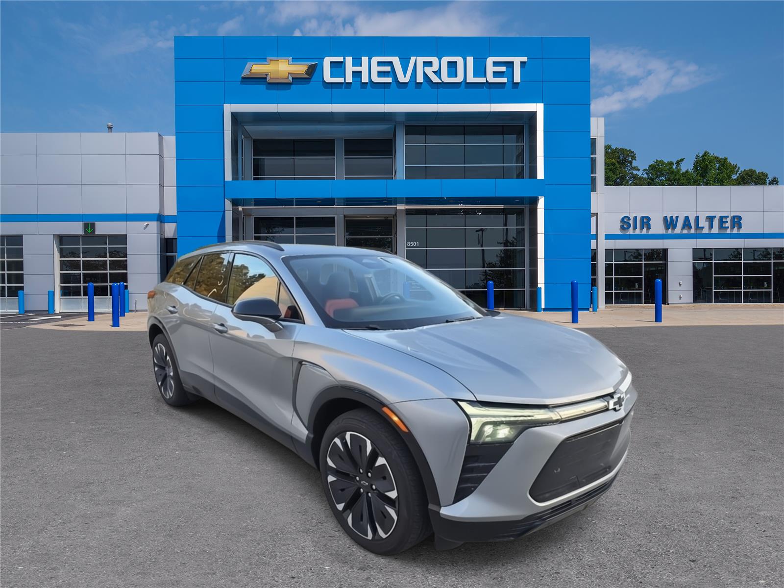 Used 2024 Chevrolet Blazer EV RS with VIN 3GNKDCRJ9RS150793 for sale in Raleigh, NC