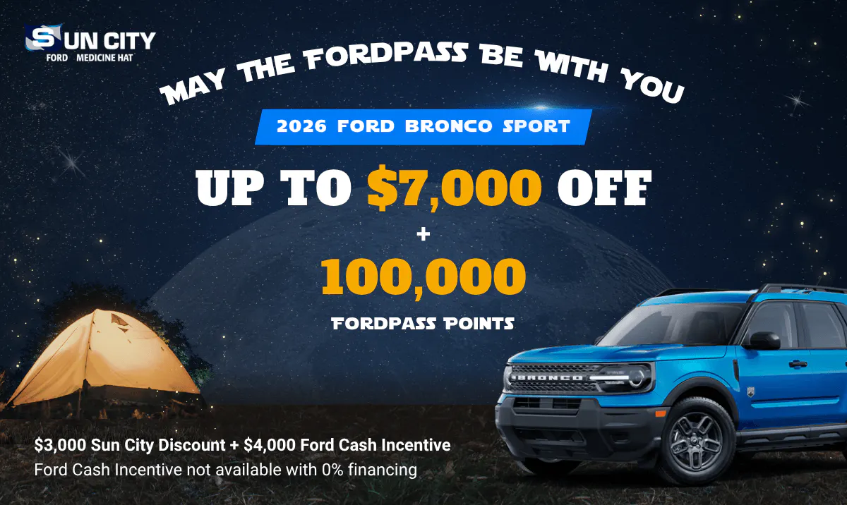 Ford Bronco Sport May promotion at Sun City Ford