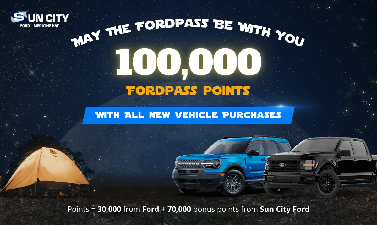 100,000 fordpass point promotion banner