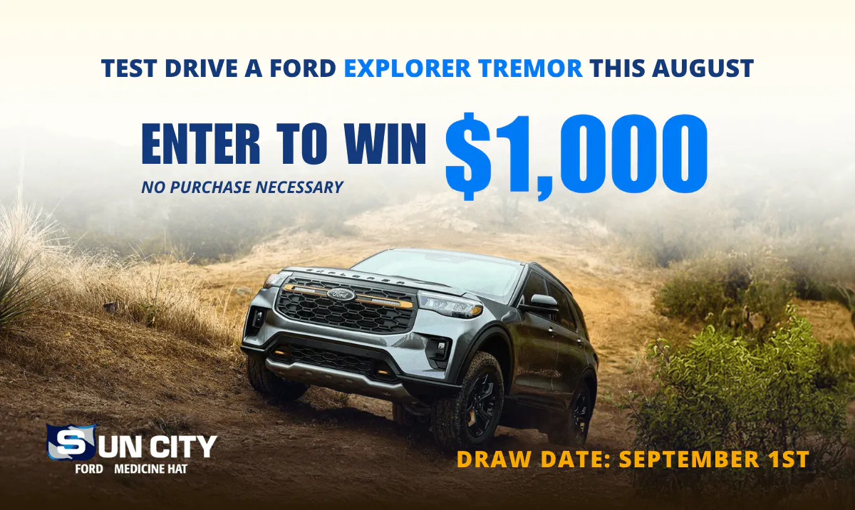 $1000 draw for test drive ads