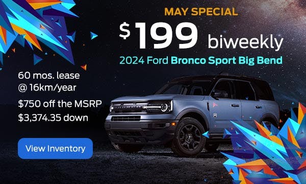 May Promo -  Bronco Sport Big Bend