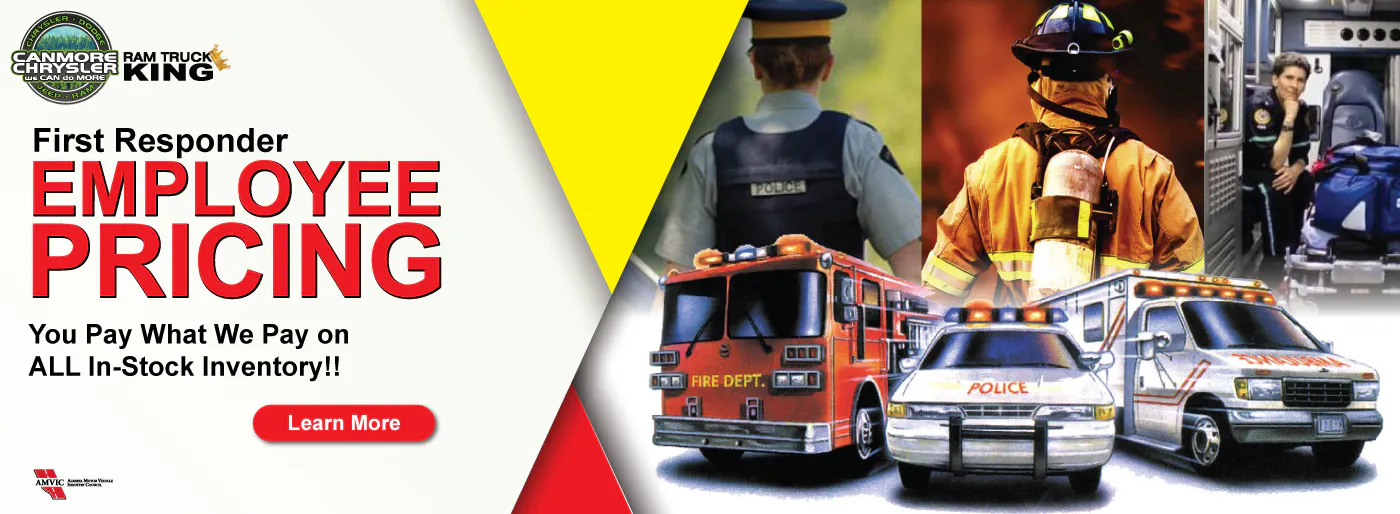 First Responder Deals at Canmore Chrysler