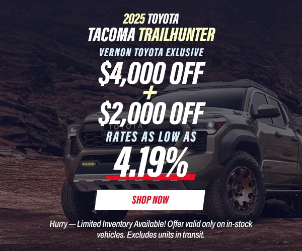 2025 Toyota Tacoma Trailhunter Deals