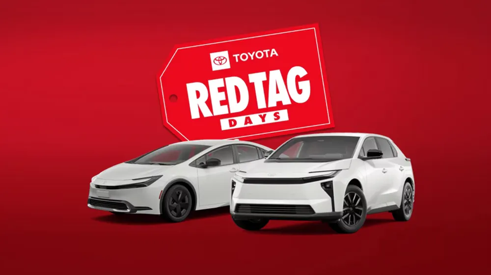 red tag days toyota