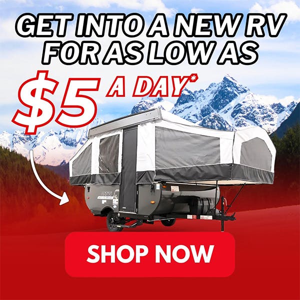 Get an RV for as little as 5 dollars a day