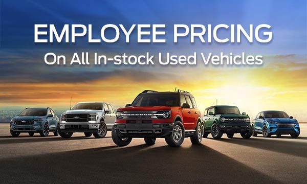 Employee Pricing on Used