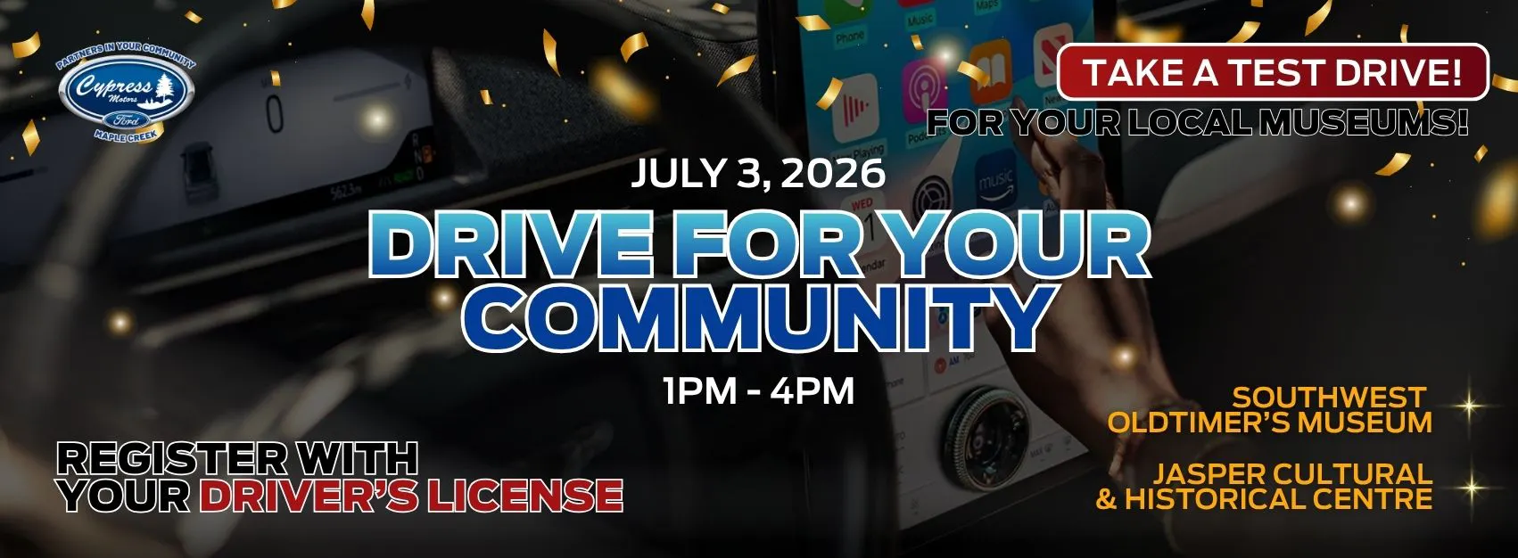 Drive for your community- jasper cultural centre and old timers museum