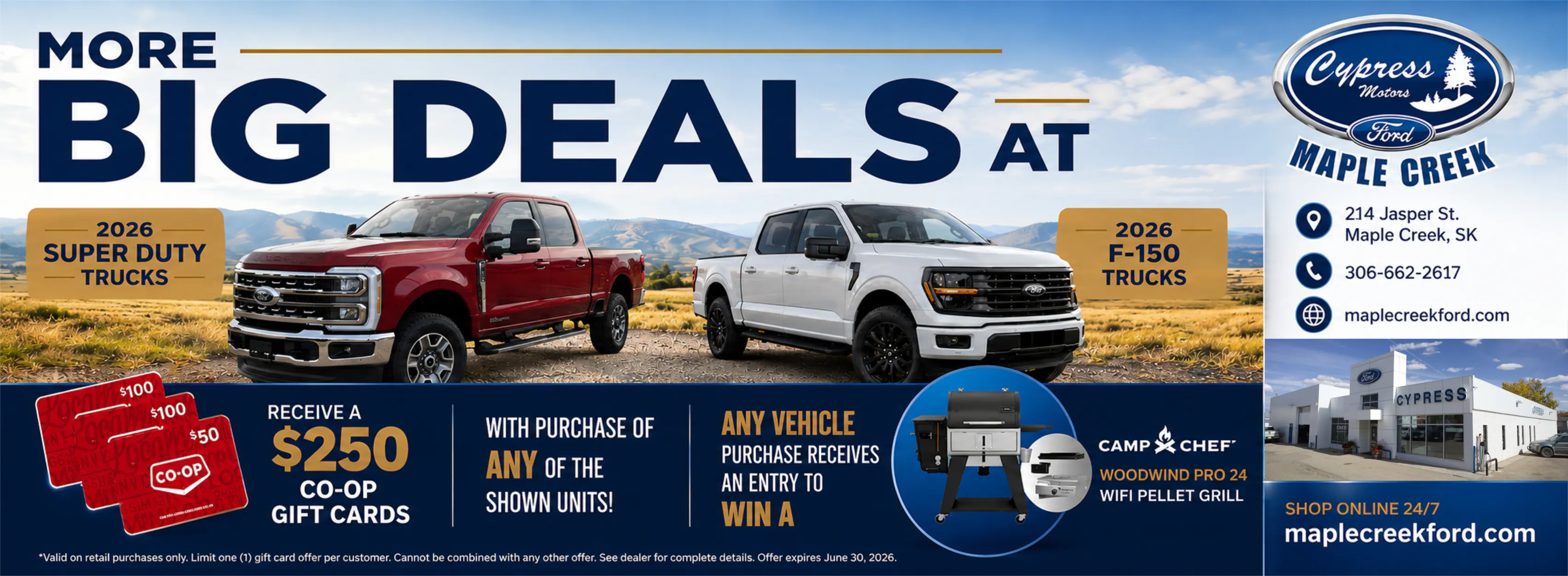 More big deals at Cypress Motors Maple Creek