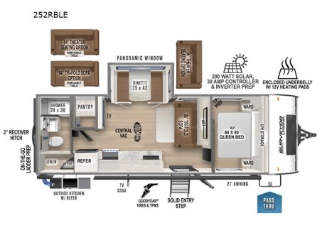 2024 Surveyor 252 RBLE  Travel Trailer