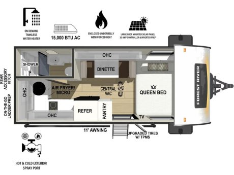 2026 R-POD RPOD RPT194  Travel Trailer