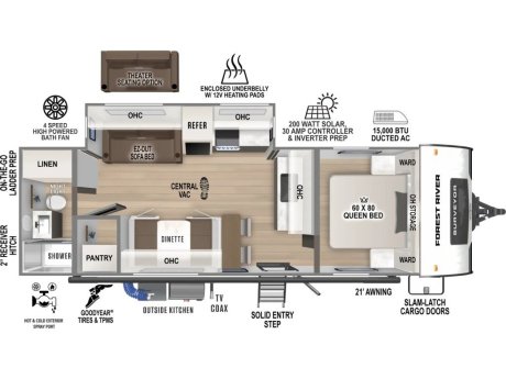 2025 Surveyor 265 RBLE   Travel Trailer