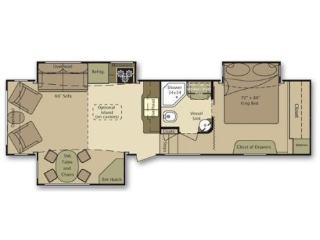 2012 Highland Ridge Open Range 345RLS  Fifth Wheel
