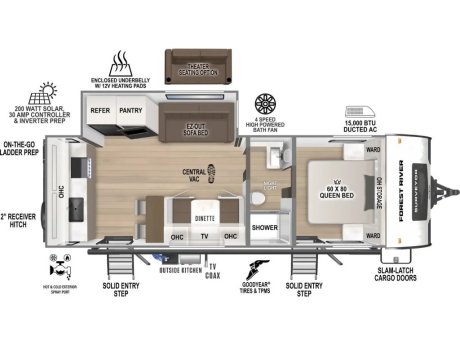 2026 Surveyor 261 RKLE   Travel Trailer