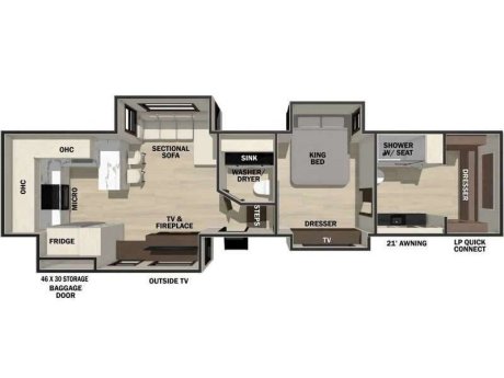 2026 Forest River Cedar Creek 385RK  Fifth Wheel