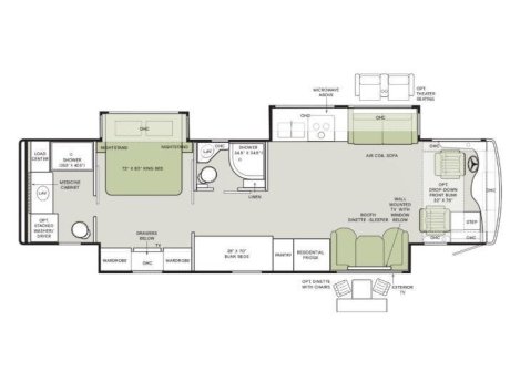 2026 Tiffin Motor Homes BYWAY 38BL  Class A Diesel
