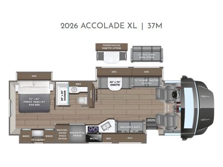 2026 Entegra ACCOLADE XL 37M  Class C Diesel