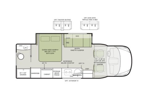 2026 Tiffin Motor Homes Wayfarer 25XRW  Class C Diesel