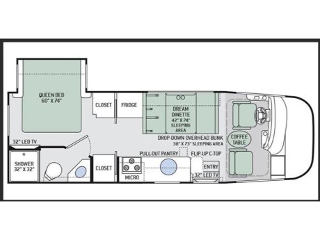 2016 Thor Motor Coach Axis 25.3  Class A Motorhome