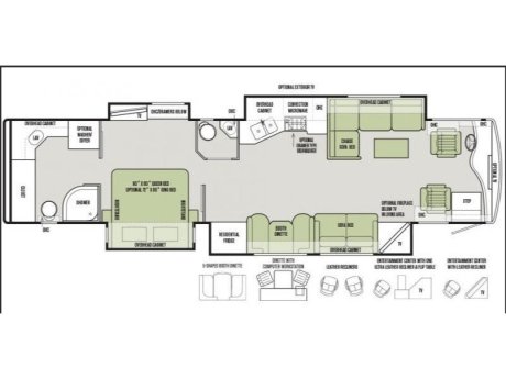 2015 Tiffin Motor Homes Phaeton 42LH  Class A Diesel