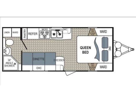 2018 Dutchmen KODIAK EXPRESS 201QB  Travel Trailer