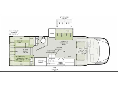 2024 Tiffin Motor Homes Wayfarer 25LW  Class C Diesel