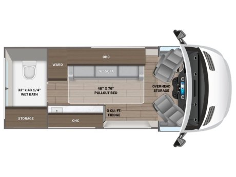 2026 Entegra LAUNCH 19AG  Class B Camper Van