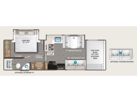 2026 Thor Motor Coach Chateau 29K  Class C Motorhome