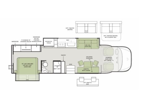 2026 Tiffin Motor Homes ALLEGRO BAY 34DB  Class C Diesel