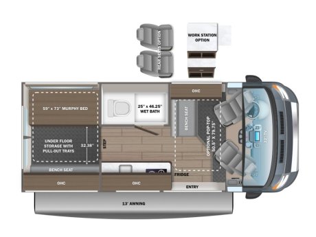 2026 Entegra Ethos 20E  Class B Camper Van