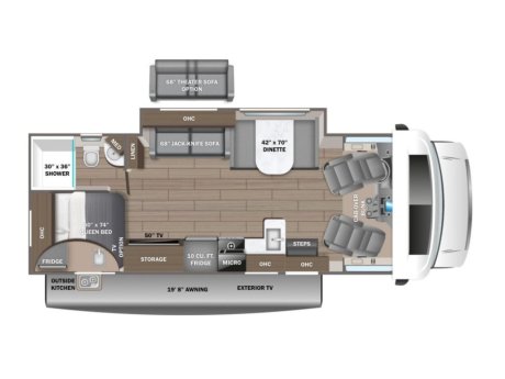 2026 Entegra QWEST 25R  Class C Diesel