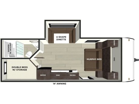 2026 Forest River Wildwood FSX 178BHSKX  Travel Trailer