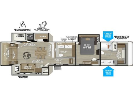 2026 Forest River Salem Hemisphere 380WDR  Fifth Wheel