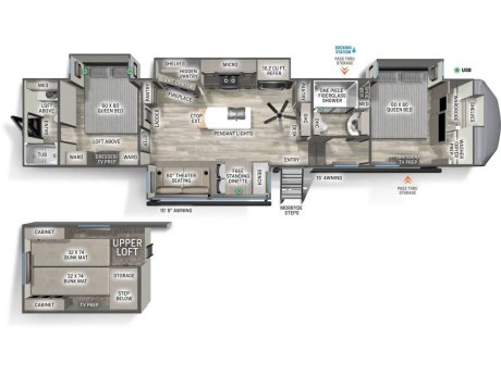 2026 Forest River Sandpiper 4002FB  Fifth Wheel