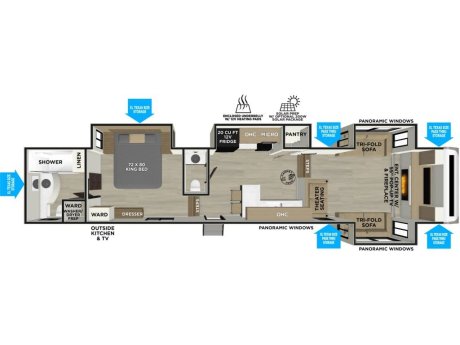 2026 Forest River Salem Hemisphere 36FL  Fifth Wheel