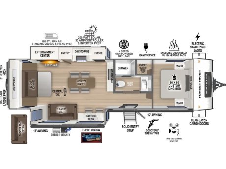 2026 Forest River GRAND SURVEYOR 290RLDS  Travel Trailer