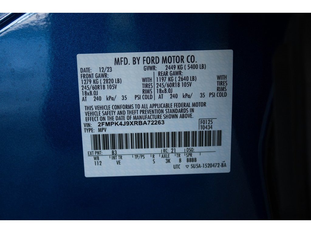 2024 Ford Edge SEL (RBA72263G) Photo 34