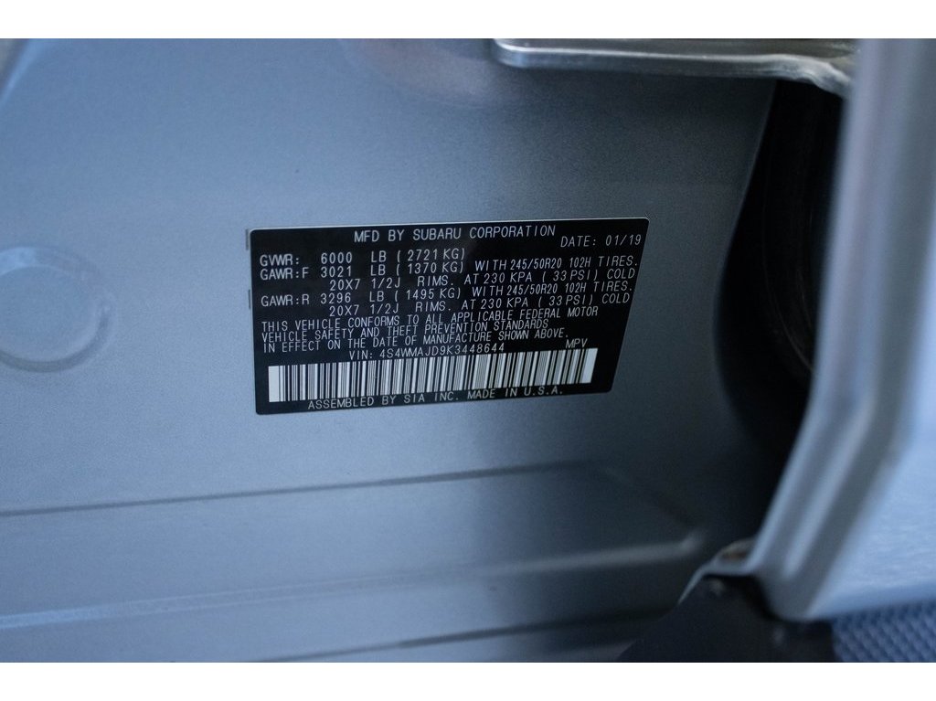 2019 Subaru Ascent Limited photo 29