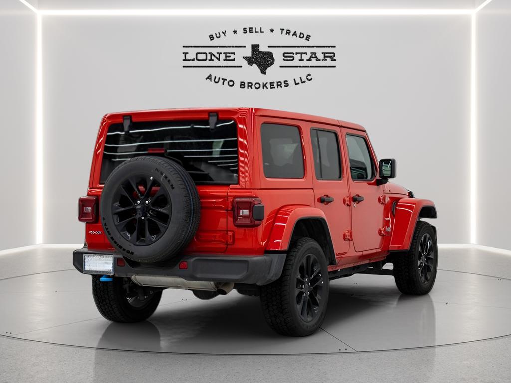 Used 2024 Jeep Wrangler 4xe Sahara 4XE with VIN 1C4RJXP66RW225377 for sale in Forney, TX